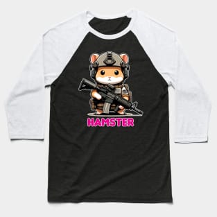 Tactical Hamster Baseball T-Shirt